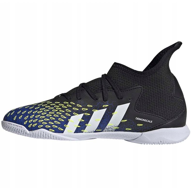Kopačky Adidas Predator Freak.3 In Junior, černé a tmavě modré FY0614 černá černá 1