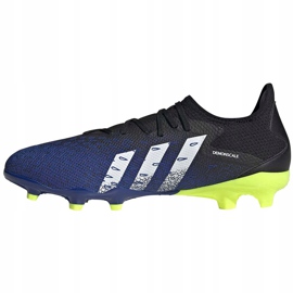 Kopačky adidas Predator Freak.3 L Fg navy blue-black-green FY0615 černý černý 1