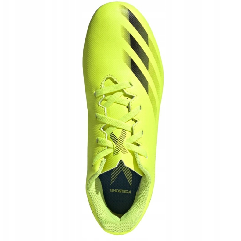 Kopačky Adidas X Ghosted.4 FxG Jr FW6933 vícebarevný žluť 2