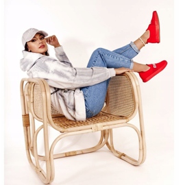 Dámské tenisky Nazouvací Big Star FF274220 červená červené 1