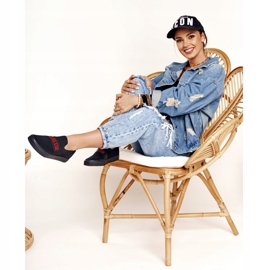 Dámské tenisky Nazouvací Big Star FF274221 Černá 1