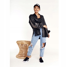 Dámské sportovní boty Nazouvací paměťový pěnový systém Big Star FF274890 černý černá 2