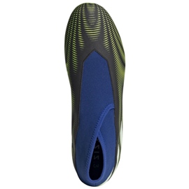 Kopačky Adidas Nemeziz.3 Ll Fg M FW7411 bílá, černá, modrá, žlutá černá 2