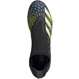 Kopačky Adidas Predator Freak.3 Ll Fg M FY0617 bílá, černá, královská černý 2