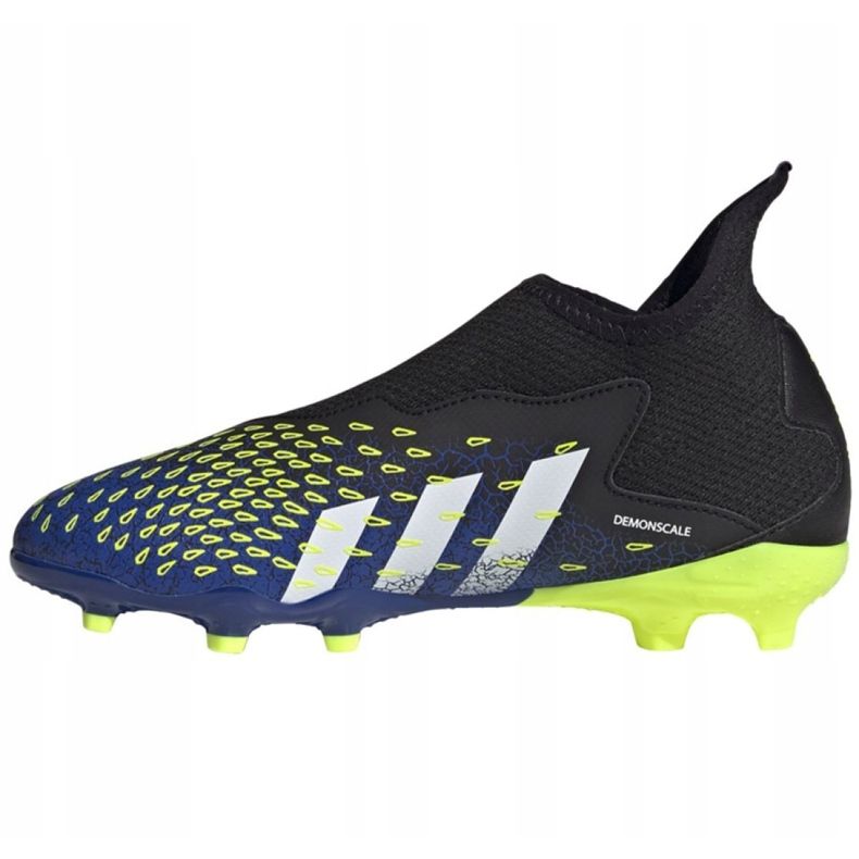 Kopačky Adidas Predator Freak.3 Ll Fg Jr FY0618 bílá, černá, královská černý 1