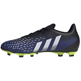 Kopačky Adidas Predator Freak.4 FxG M FY0625 bílá, černá, královská černý 1