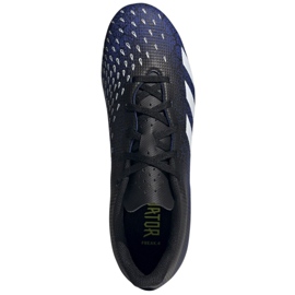 Kopačky Adidas Predator Freak.4 FxG M FY0625 bílá, černá, královská černý 2