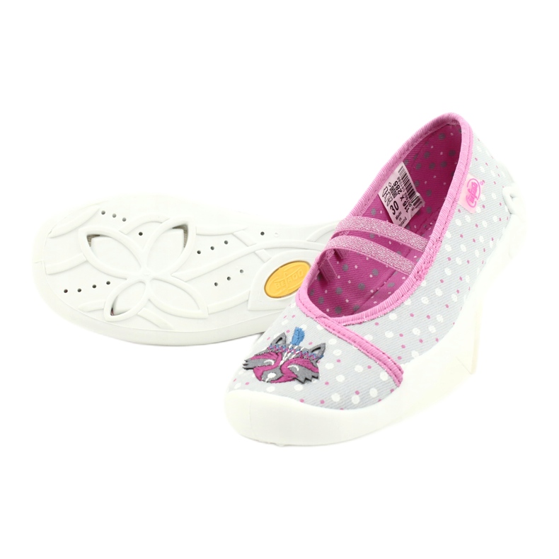 Dětské boty Befado 116X285 růžový šedá 4