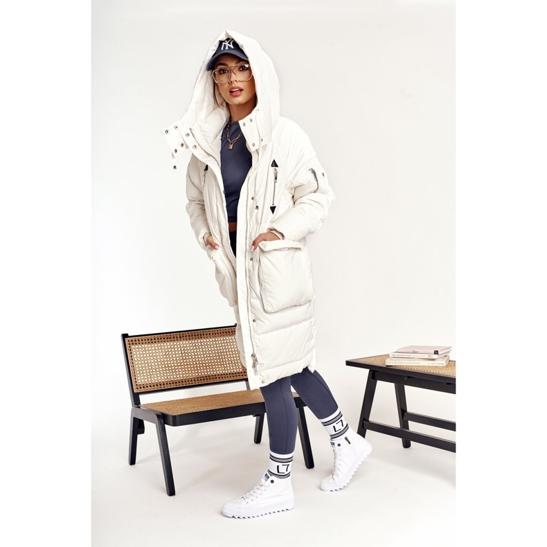 Dámské vysoké tenisky Big Star FF274241 bílé bílý 1