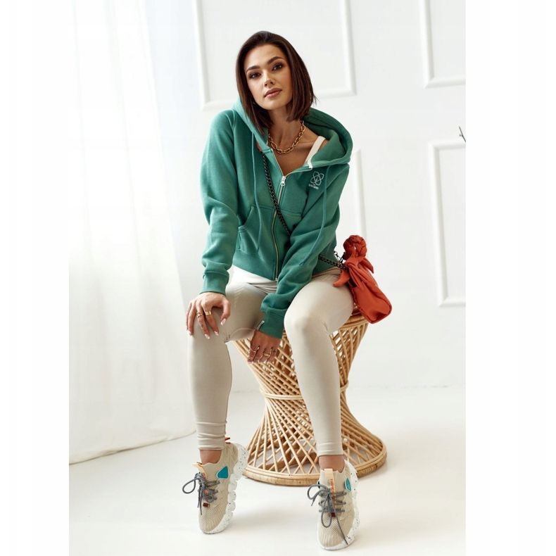 PS1 Dámské sportovní ponožky béžové módy Pioneer hnědý 2