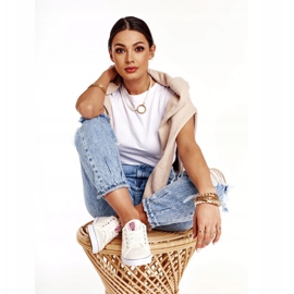 Dámské tenisky Big Star DD274892 bílo-červené bílý 2