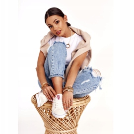 Dámské tenisky Big Star DD274892 bílo-červené bílý 1