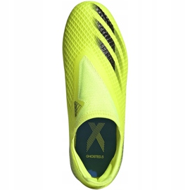 Adidas X Ghosted.3 Ll Fg Dětské kopačky žluto-černé FW6978 žluť žluť 1