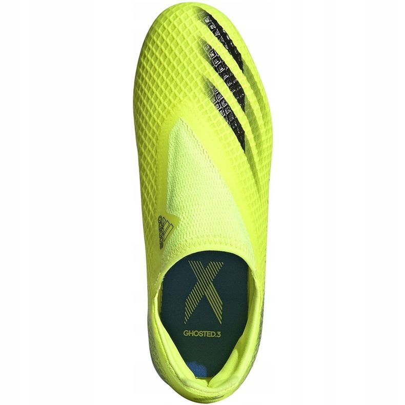 Adidas X Ghosted.3 Ll Fg Dětské kopačky žluto-černé FW6978 žluť žluť 1