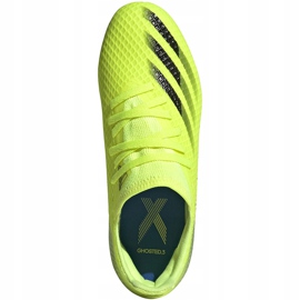 Adidas X Ghosted.3 Fg Dětské kopačky žluto-černé FW6934 žluť žluť 1
