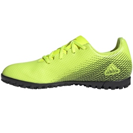 Kopačky Adidas X Ghosted.4 Tf M FW6917 vícebarevný žluť 1