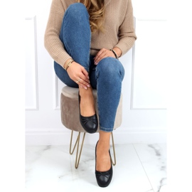 Černé dámské balerínky YSD826 Black černá 2 Černé dámské balerínky YSD826 Black černá 2