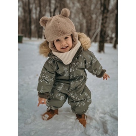 FRROCK Dětské kozačky na zip Camel Dexter hnědý 1