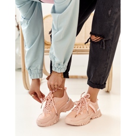 PS1 Dámské tenisky na masivní podrážce růžové robustní růžový 1