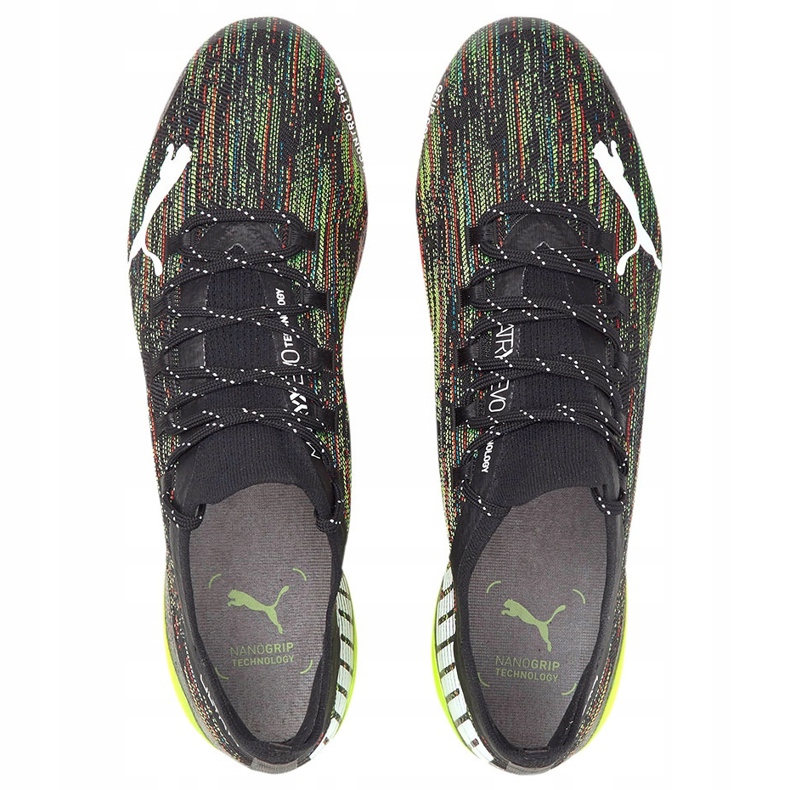 Kopačky Puma Ultra 1.2 Fg Ag černo-zeleno-červené 106299 02 1