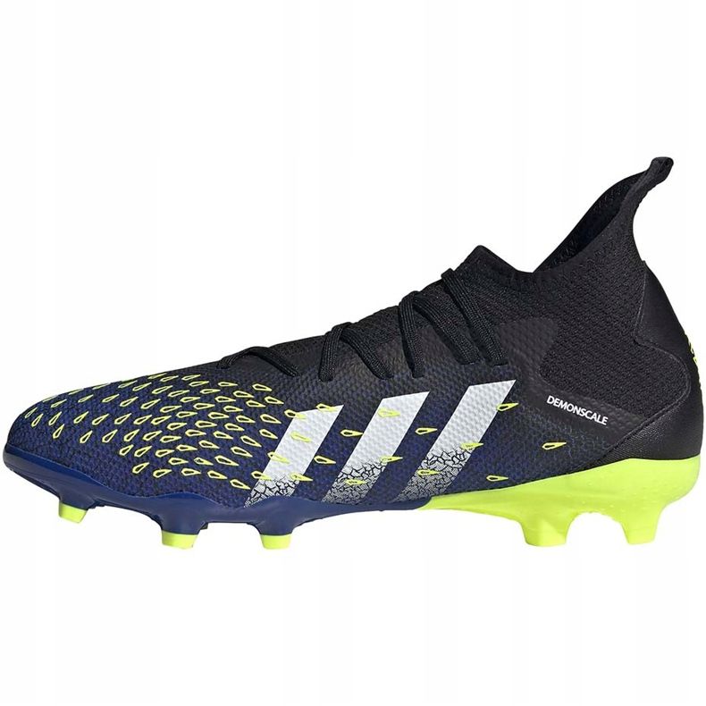 Kopačky adidas Predator Freak.3 Fg černé a modré FY0610 černá černá 1