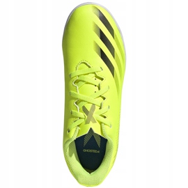 Adidas X Ghosted.4 In Junior kopačky žluto-černo-bílé FW6923 žluť žluť 1