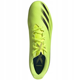 Kopačky Adidas X Ghosted.4 FxG žluto-černé FW6953 žlutá, černá žluť 1