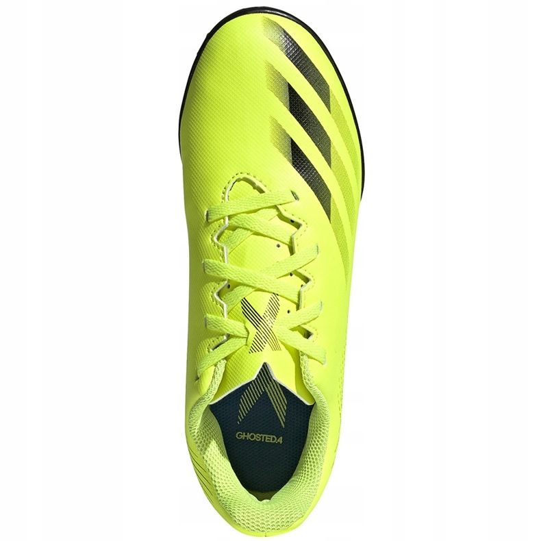 Adidas X Ghosted.4 Tf Dětské kopačky žluto-černé FW6920 žluť žluť 1