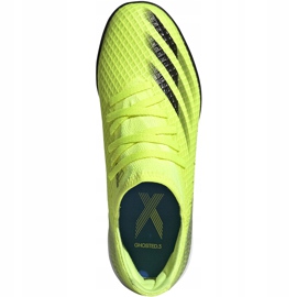 Adidas X Ghosted.3 Tf Dětské kopačky žluto-černé FW6926 žlutá žlutá 1