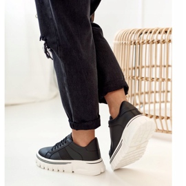 PS1 Dámské tenisky na černé platformě Riri černý 1