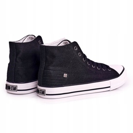 Pánské klasické vysoké tenisky Big Star DD174249 černé černý 1