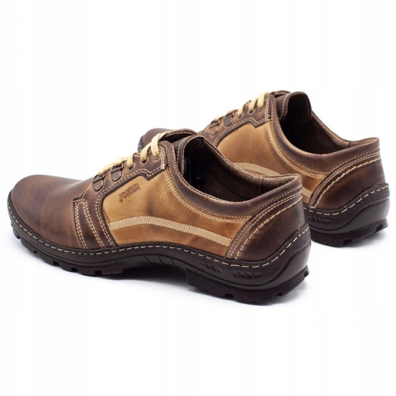 Joker Pánské trekové boty 192 hnědé béžový hnědý 5