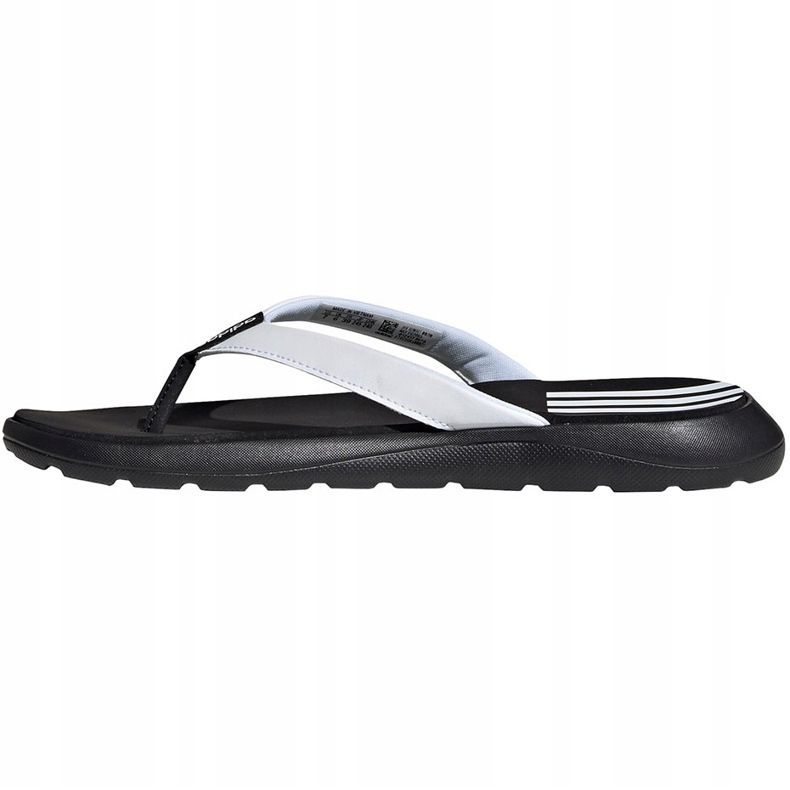 Dámské dámské pantofle Comfort Flip Flop Adidas EG2065 bílý černá 2
