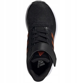 Dětské boty Adidas Runfalcon 2.0 černé a oranžové FZ0116 černá 1