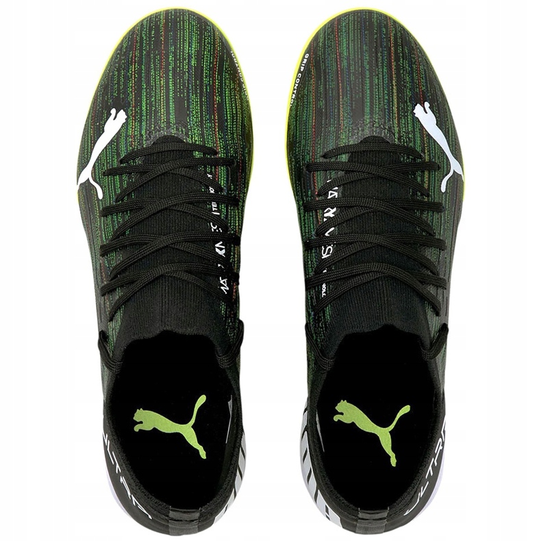 Kopačky Puma Ultra 3.2 Tt černo-zelené 106351 02 černý 1