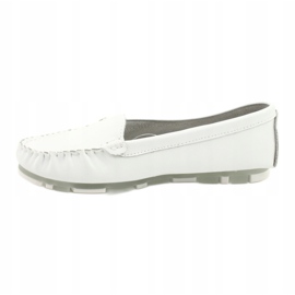 Dámské kožené mokasíny Filippo DP2037 White bílý 1