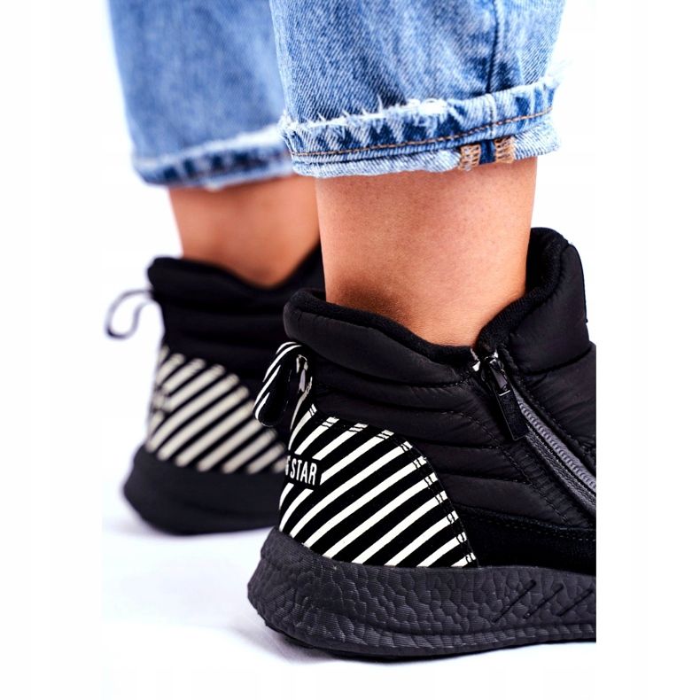 Dámské sportovní boty Big Star Black GG274470 bílý černá 4