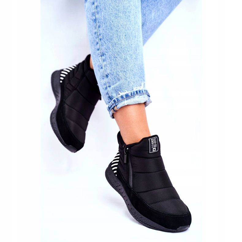 Dámské sportovní boty Big Star Black GG274470 bílý černá 3