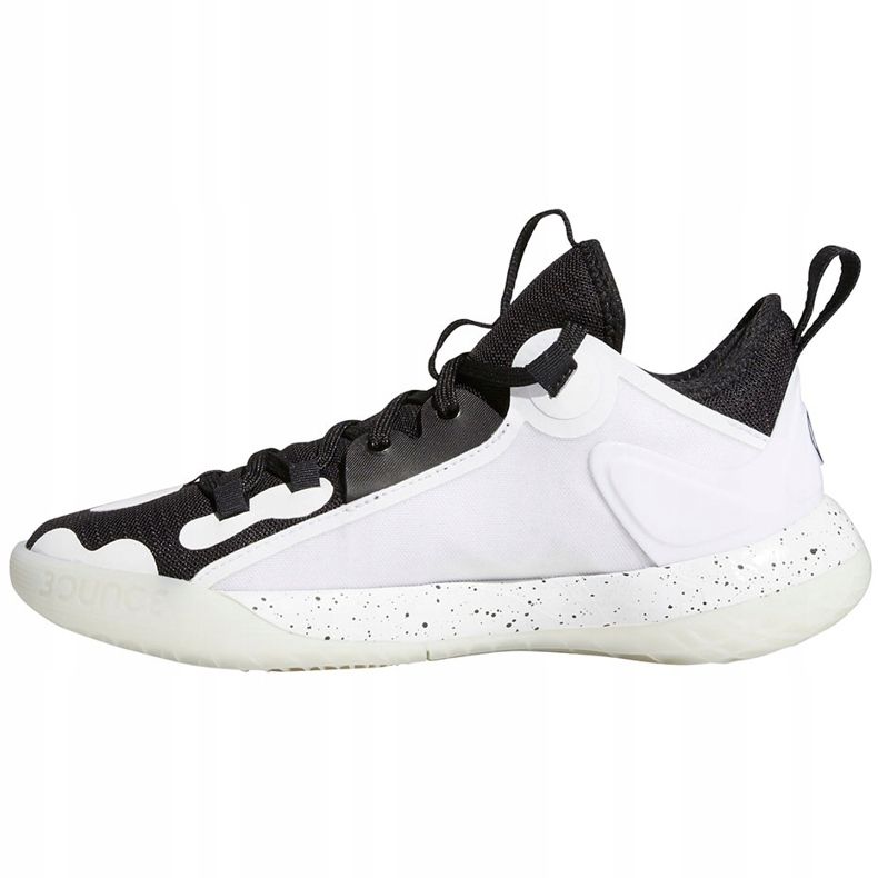 Dětské boty Adidas Harden Stepback 2 J bílé a černé FZ1545 bílý černý bílý 1