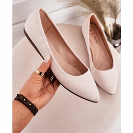 PS1 Delikátní baletka ve špicovém semiši béžová Dermeno béžový 2