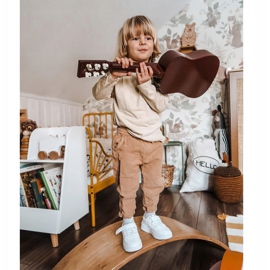 Apawwa Dětské sportovní boty se suchým zipem bílé vzdušné bílý 2