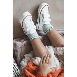 Dětské tenisky se suchým zipem Big Star HH374199 bílé bílý 2