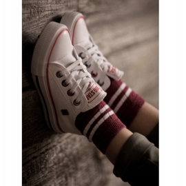 Dětské klasické nízké tenisky Big Star HH374089 bílé bílý 1