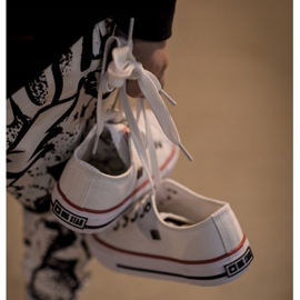 Dětské klasické nízké tenisky Big Star HH374089 bílé bílý 2