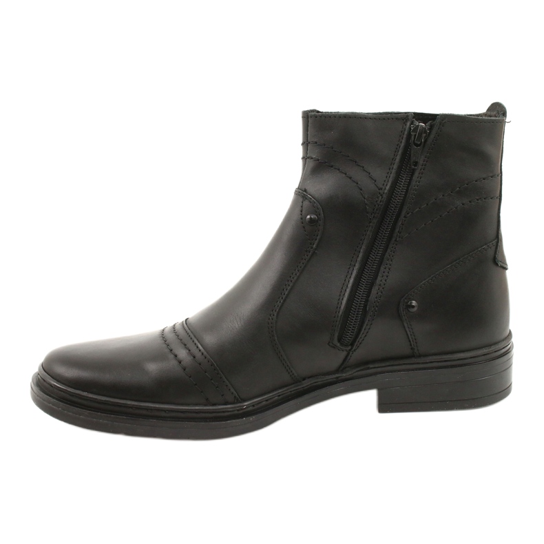 Polbut Pánské zimní boty Chelsea 252 černé černý 3