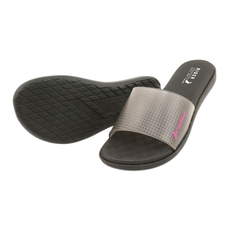 Dámské pantofle Vave FEM 82741 Rider černá černá 3