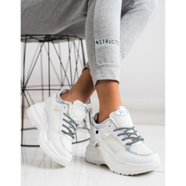 Marquiz Klínové tenisky bílý stříbrný 1