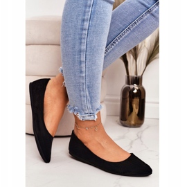 PS1 Delicate Ballerina In Spitz Black Dermeno Suede černý 1