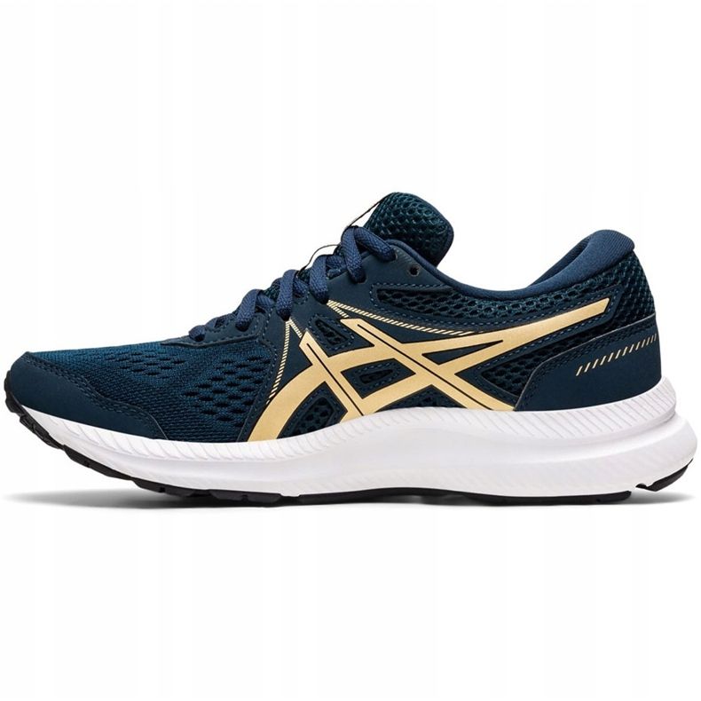 Dámské boty Asics Gel-Contend 7 navy blue 1012A911 401 námořnická modrá zlatý 1