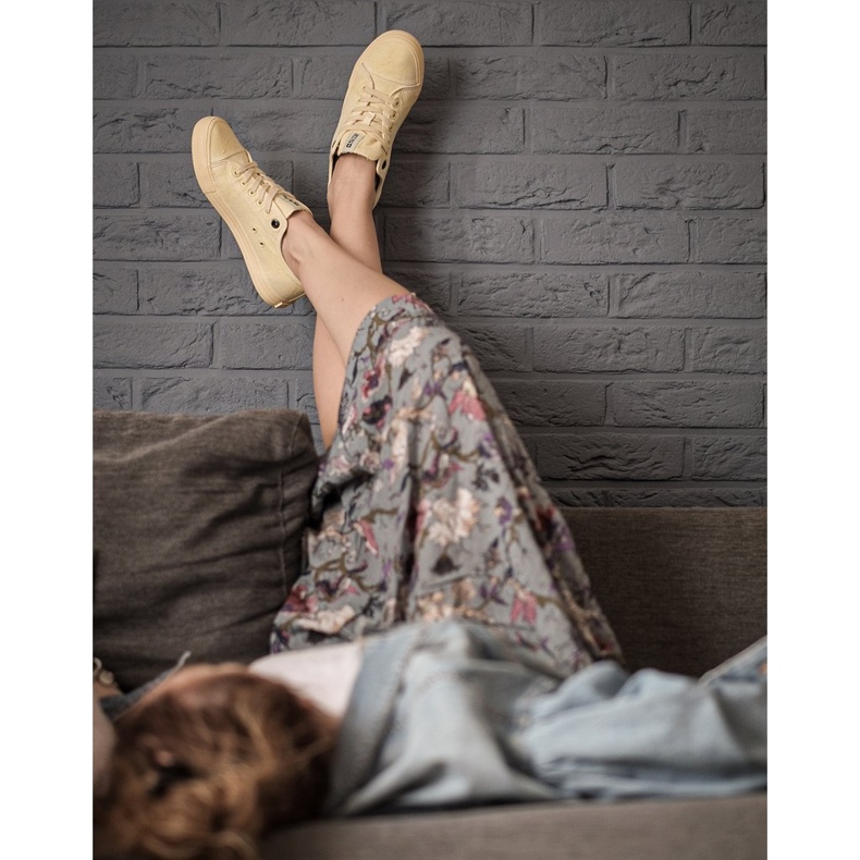 Dámské tenisky Big Star Yellow DD274441 žlutá 1